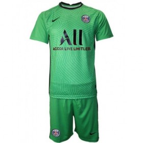 Paris Saint-Germain PSG Fodboldtrøjer Målmand Børn 3. sæt 2020/21 Kort ærmer